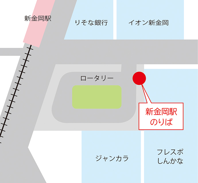 新金岡駅のりば 地図