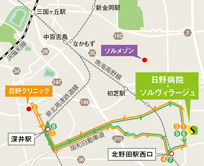 バスルート 地図